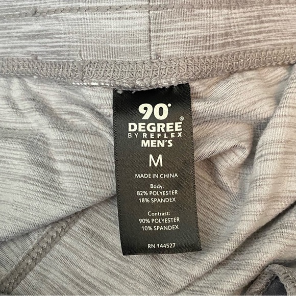 90 Degree by Reflex Men's Grey Joggers - Picture 7 of 7